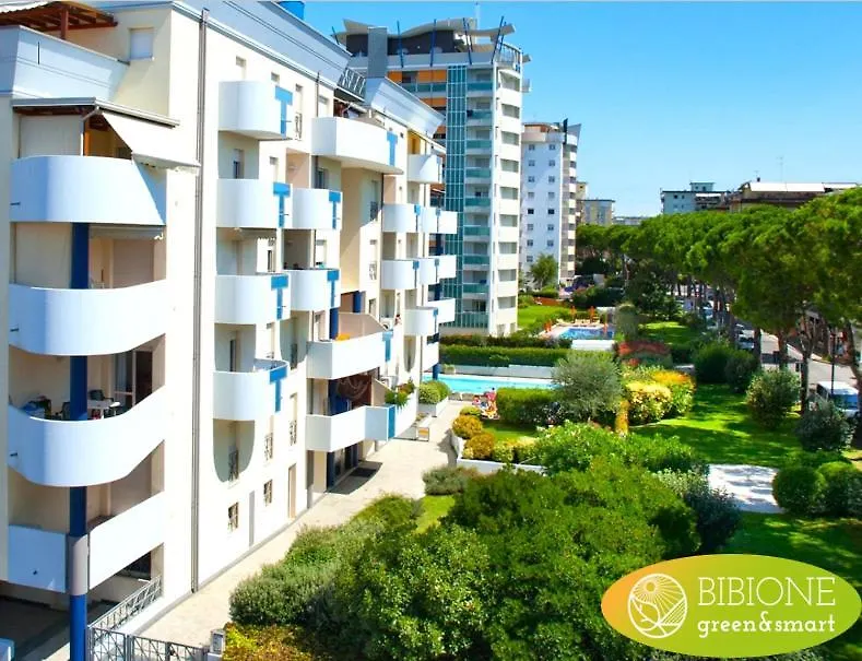 Green Holiday Wohnung Mit Schwimmbad Bibione Itália